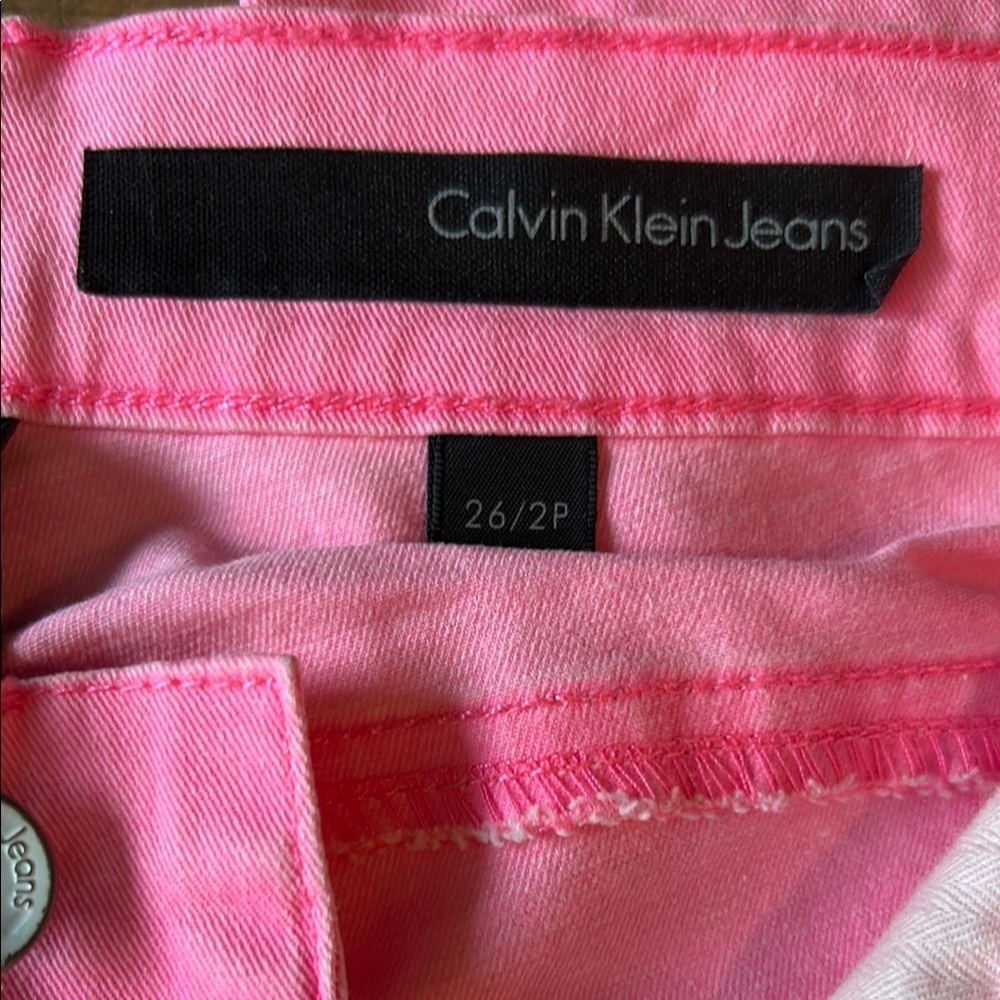 Calvin Klein Pink Skinny Jeans Fashion-Forward Denim - Picture 2 of 5